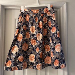 De-Collection Peony High-Waisted Skirt